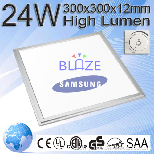 24w led panel light 300x300mm